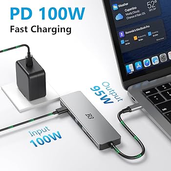 Adaptador 5 in 1 Type C / Lan /USB 3.0&2.0 /SD
