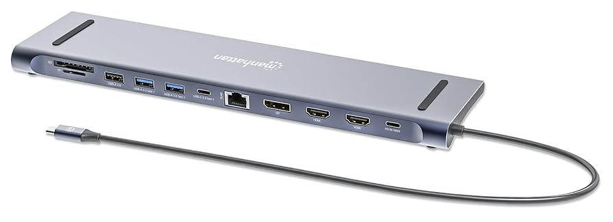 Adaptador MANHATTAN USB-C M A USB 3.1 GEN 1 H