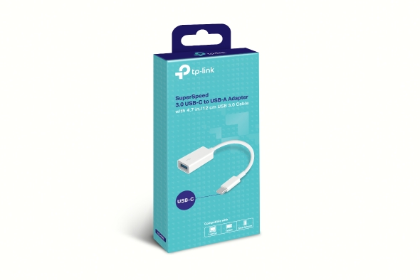 Adaptador TP-LINK Super Speed 3.0 USB-C a USB-A Blanco