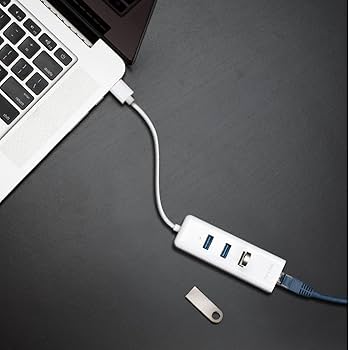 Adaptador TP-LINK UE330 USB a RJ45 Gigabit + 3USB Blanco