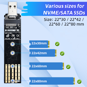 Adaptador Upgrade SATA M.2 NGFF