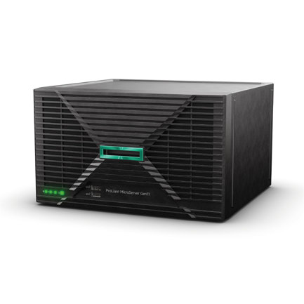 "HPE ProLiant MicroServer Gen11 E-2434 4c 16GB-U 4LFF-NHP 2x1TB HDD 180W External PS LA Cmp Mod Svr